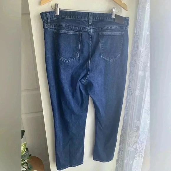 Vintage Lauren Ralph Lauren Jeans Co Skinny Size 16W Dark Blue Wash High Rise - Picture 4 of 7